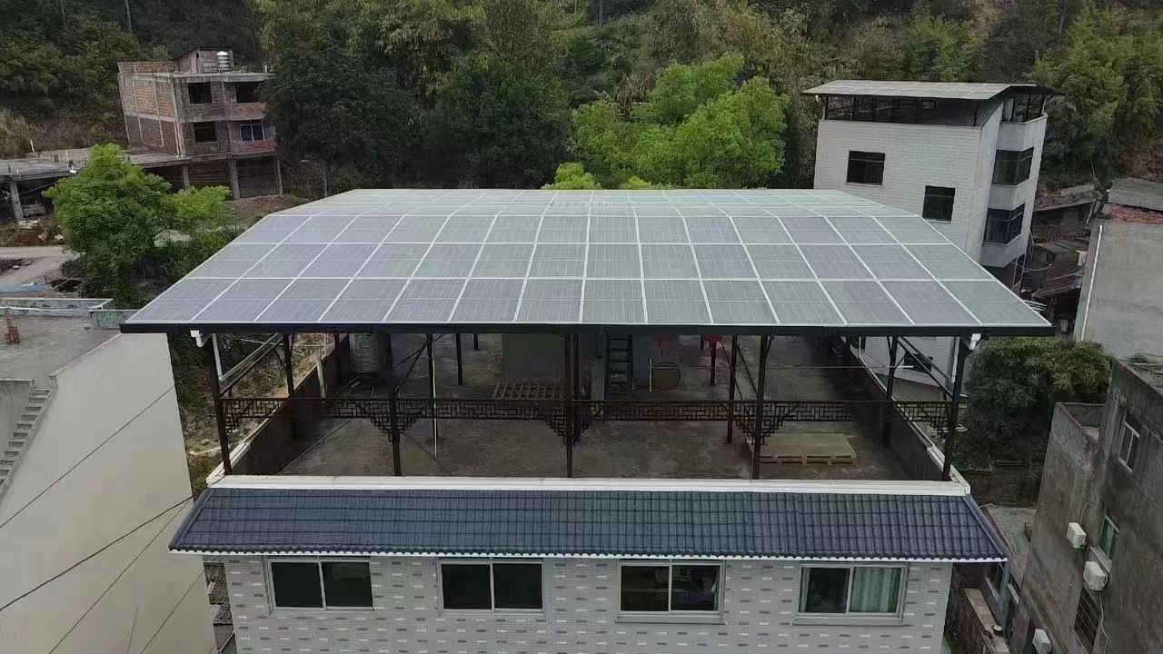 昌吉15kw+10kwh自建别墅家庭光伏储能系统